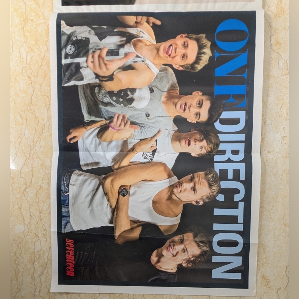 Seventeen Magazine One Direction Band 2013 - 2014 Issue With Poster - Picture 3 of 12